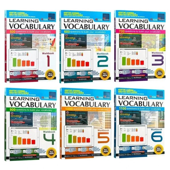 6-Books-Set-of-Singapore-s-Vocabulary-of-SAP-Learning-Vocabulary-1-6st-Grade-English-Books-1
