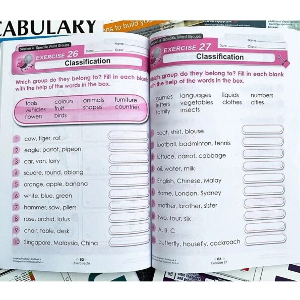 6-Books-Set-of-Singapore-s-Vocabulary-of-SAP-Learning-Vocabulary-1-6st-Grade-English-Books-2