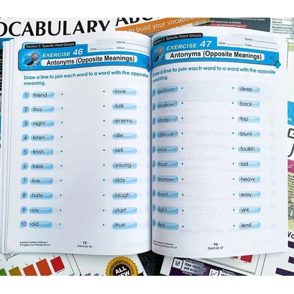 6-Books-Set-of-Singapore-s-Vocabulary-of-SAP-Learning-Vocabulary-1-6st-Grade-English-Books-5